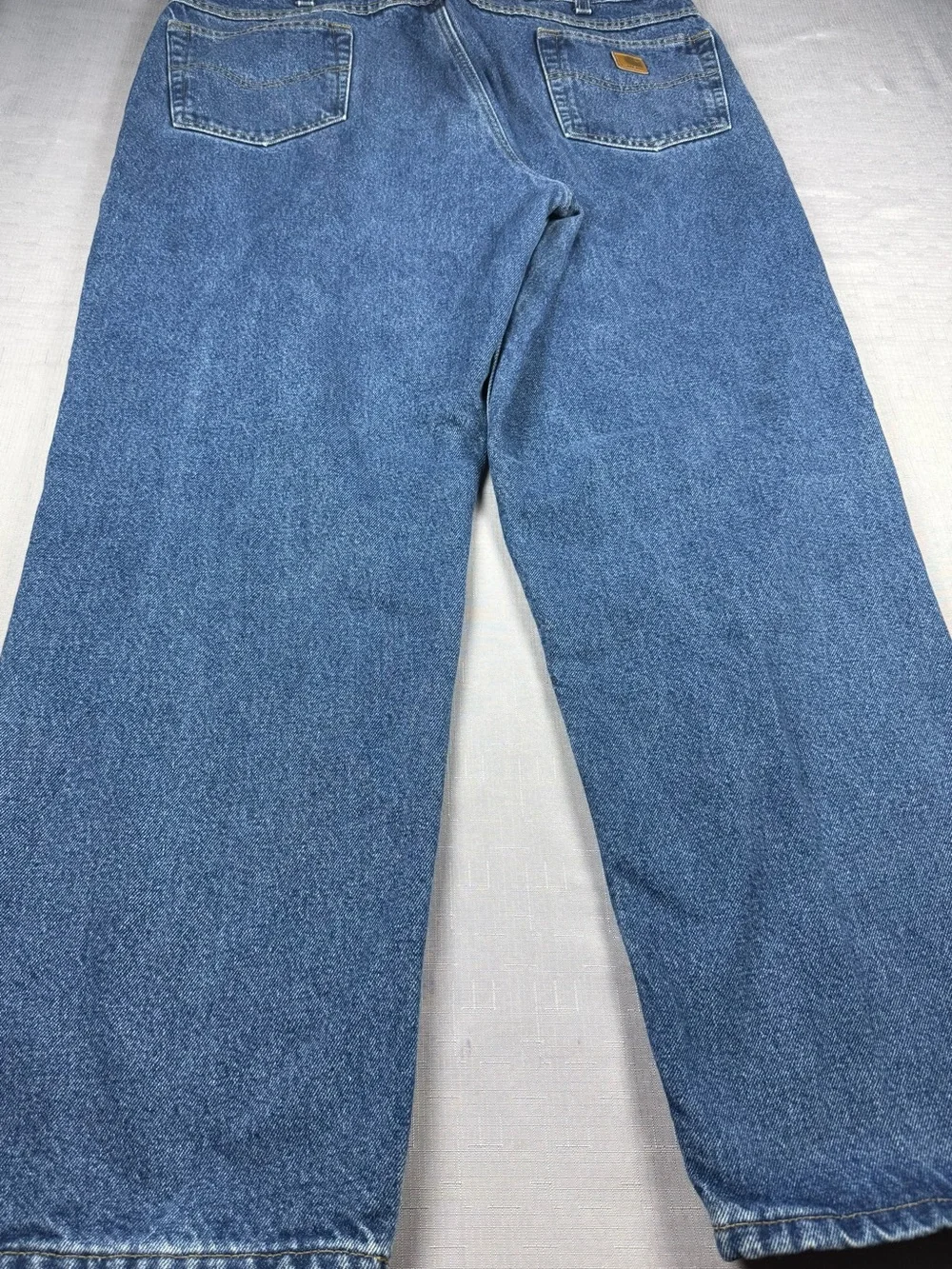 Carhartt Relaxed Fit Jeans Men’s 40x32 Blue Denim Straight Leg Work Pants